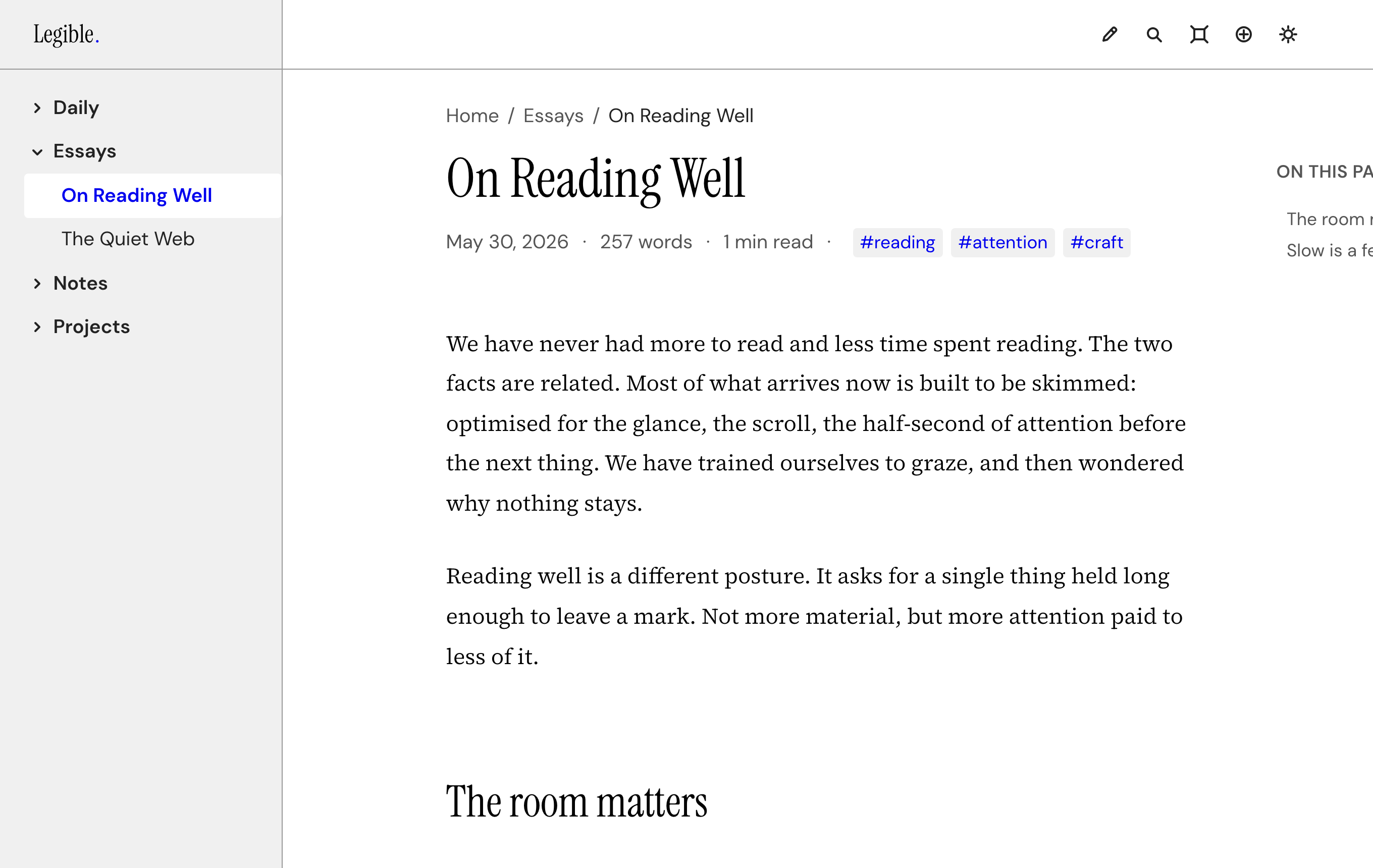 The High Contrast filter darkens the text for clarity.